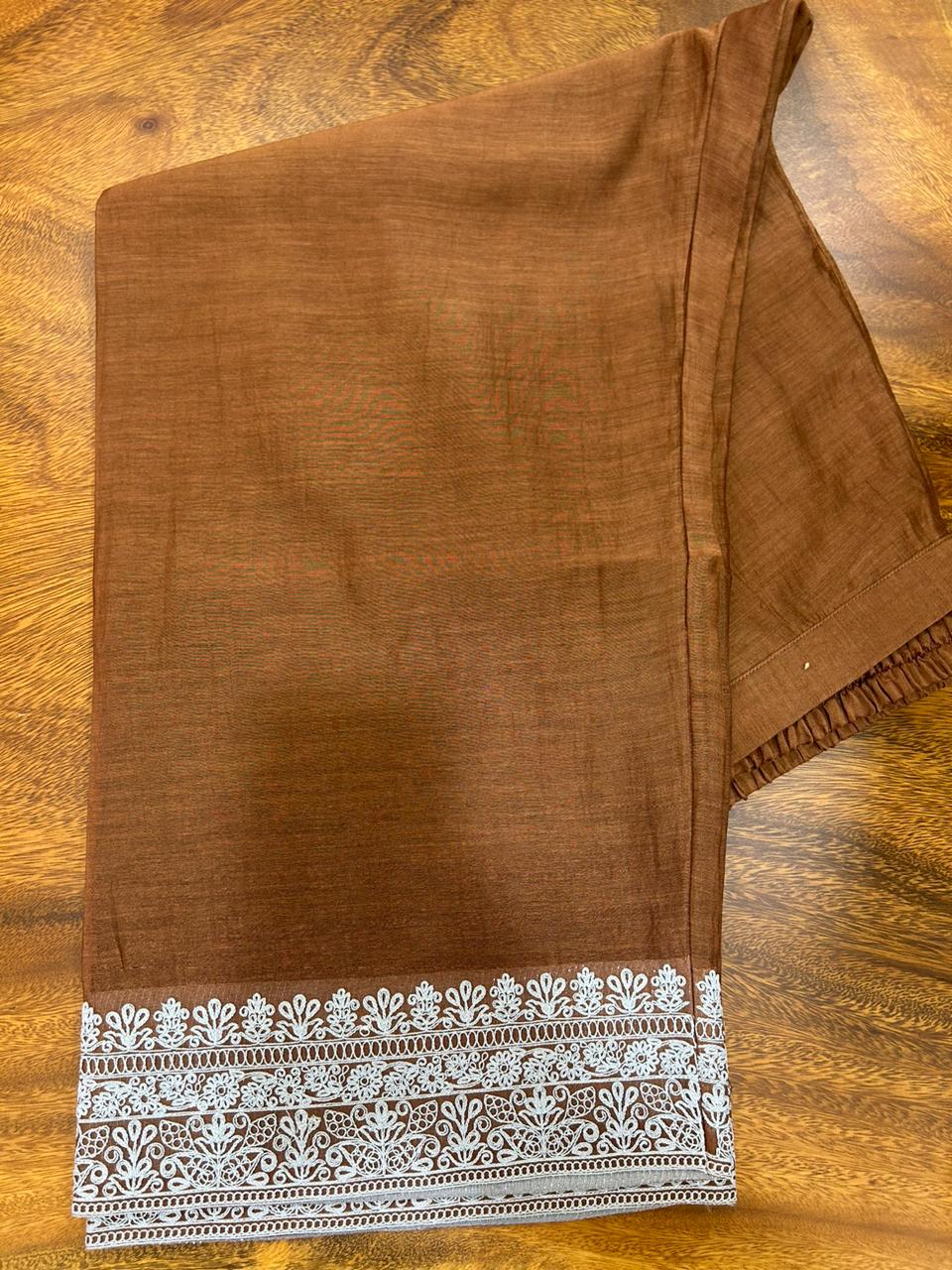 BROWN AND BLUE