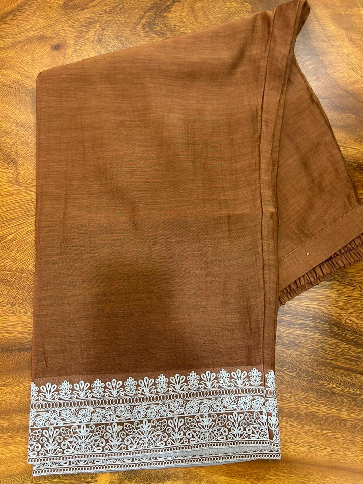 BROWN AND BLUE
